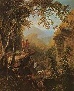 Asher Brown Durand Kindred Spirits Norge oil painting reproduction